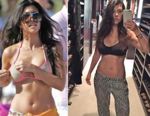 Kourtney Kardashian weight loss 2016 - 2017