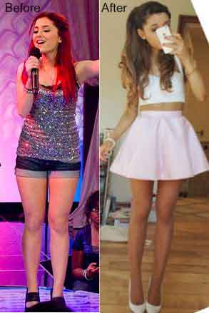 ariana grande weight loss